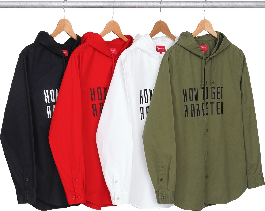Arrested Hooded Shirt
